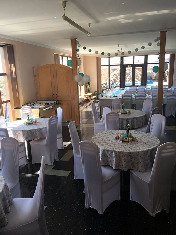 Svatební hostina v hotelu Rozkoš